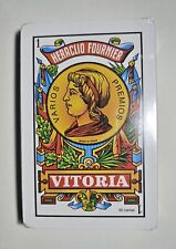 Vintage Heraclio Fournier Vitoria Playing Cards  Sealed Deck 40 Cards picture