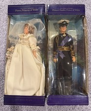 1982 Princess Diana and Prince Charles Of Wales Wedding Dolls Goldberger In Box  picture