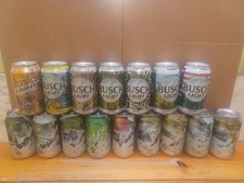 Busch Light 16 Limited Edition Empty Beer Cans Fall, Fish, Camo etc picture