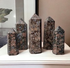 C50- Natural Que Sera Galaxy Rholite Crystal Obelisk Tower picture