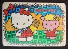 1992 BANPRESTO-SANRIO HELLO KITTY *VINTAGE PRISM* CARD BANDAI-CARDDASS ERA RARE picture