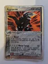 Pokemon Aggron EX Holo Sandstorm 95/100 DAMAGED picture