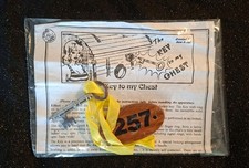 The Key To My Chest Sam Dalal Vintage Magic Trick Funtimes Ring Penetration picture