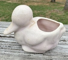Vintage HAEGER? White Ivory Duck Planter picture