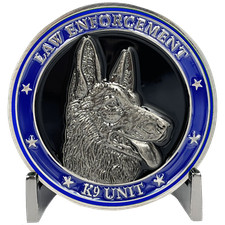 K9 Police Officer Narcotics Tracking Explosives Thin Blue Line LAPD ATF DEA ICE picture