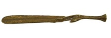 Vintage Brass Bird Talon Claw Foot Feather Letter Opener  9 3/8
