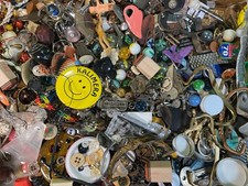 Over 5 Pound Lot of Vintage Junk Drawer Crafting/ Jewelry/ Assemblage Materials picture