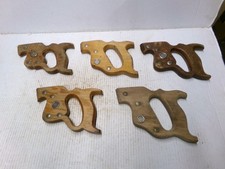 Disston Hand Saw Handle Lot of 5 Vintage Woodworking Tool picture