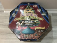 EZ Rotating Christmas Tree Stand Rotates Full 360 Degrees With 2 Light Outlets  picture