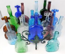 CHOICE from Large Collection Antique Violin Colored Glass Bottles / Cello Vases picture