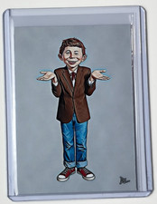 Alfred E. Neuman Limited Edition Artist Signed “Mad Comics” Trading Card 2/10 picture