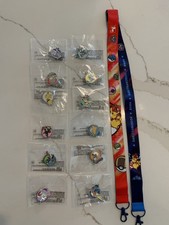 Pokemon PXP & WCS 2026 Pin Rally Set and Lanyard - New  picture