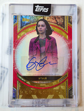2025 Topps Marvel The Collector Marvel Perfection Auto Emilia Clarke MP-EC 5/5 picture