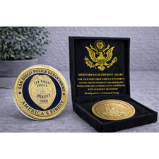 CITY OF SAN DIEGO POLICE DEPT Challenge Coin. Fast shipping w/ Retirement Award picture
