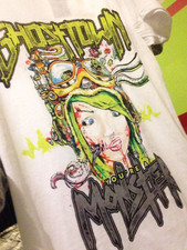Ghost Town Band Singer Short Sleeve Women Mens White S-5XL T- Shirt BS507 picture