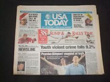 1997 OCTOBER 3-5 USA TODAY NEWSPAPER - YOUTH VIOLENT CRIME FALLS 9.2% - NP 7878 picture