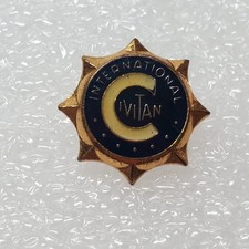Civitan International Pin Lapel Starburst Emblem Vintage PBS picture