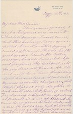 1885 Letter from Vineland, NJ picture