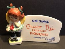 Vintage Goebel West Germany Charlot Byj Redhead Figures Store Sign Display picture