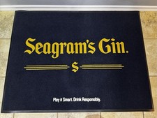 Seagram’s Gin Welcome Mat Rug 3ft x 5ft - NEW picture