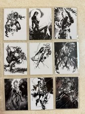 2015 Cryptozoic DC Comics Super-Villains Noir Complete Subset (9 Cards) picture