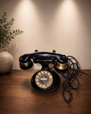 Vintage Stromberg Carlson Rotary Phone Black Bakelite Telephone picture
