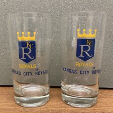 Lot of 2 MLB Kansas City Royals 1970's Tumbler 12 oz Drinking Glasses RARE 1970s picture