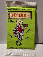 1990 Dart Beetlejuice Sealed Trading Card Pack NEW picture