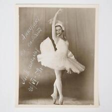 Maya Plisetskaya Russian Bolshoi Ballet Swan Lake Ballerina Signed Photograph picture