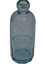 Antique Bibbey & Ferguson Blob Top Bottle 101 &103 Maple St. Glens Falls NY C.26 picture