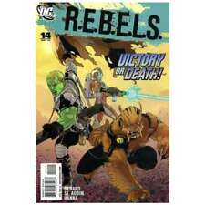 R.E.B.E.L.S. (2009 series) #14 in Near Mint + condition. DC comics [t, picture