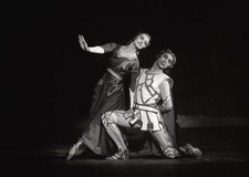 The Italian dancer Carla Fracci another dancer opening performance- Old Photo picture