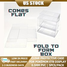 5/10/20/40PCS Clear Protective Case For Pokemon Elite Trainer Box ETB picture
