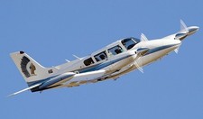 Piper PA-30 Twin Comanche Cabin Monoplane Aircraft Mahogany Wood Model Small New picture