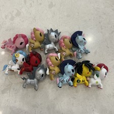 Tokidoki Unicorno Vinyl Mini Figure Lot 12 pc Multicolor Unicorn Set picture