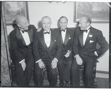 Cecil Demille Adolph Zukor Emanuel Cohen Charles Ruggles at Emanue- Old Photo picture
