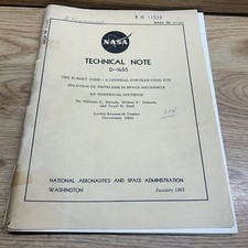 1963 D-1455 Solution Of Problems In Space Mechanic Rare HTF Nasa Space picture