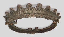 1877 Bradley & Hubbard Iron Horse Crown Ring Patented Signed picture