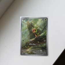 Chespin Illustration Rare Holofoil 087/086 Pokémon Card - Chaos Rising picture