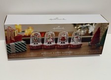 2024 HALLMARK Happy Tappers Set of 4 Santa, Mrs. Claus, Reindeer Snowman, NIB picture