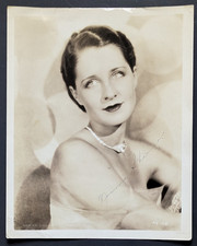 Norma Shearer Signed MGM Portrait • NS‑118 • Heavy Stock • Vintage Autograph picture