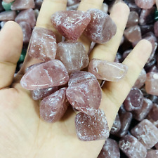 2.2lb+ Natural Strawberry Quartz Crystal Tumbled Gem stone Healing mineral picture