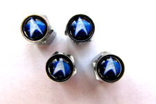 Star Trek Tire Caps, Star Terk logo car tire valve stem caps , Enterprise picture