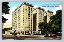 Detroit MI-Michigan, Wardell Apartment Hotel, Advertising, Vintage Postcard picture