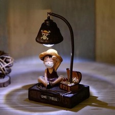 One Piece Luffy LED Night Light Anime Figure Lamp Desktop Bedroom Decor New Gift picture