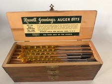 Stanley Russell Jennings No 100 32-1/2 Qtrs Auger Bits & box unused new oldstock picture