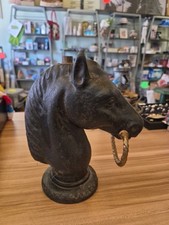 Ranch Craft Originals Vintage cast iron horse head For Fence Post picture