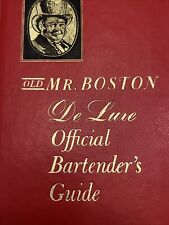 Vintage 1962 Old Mr. Boston Deluxe Official Bartender's Guide Book - Great Cond. picture