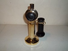 Vintage AVON Bottle Antique Telephone Wild Country Cologne empty Nice L@@K picture