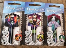DISNEY THE EVIL QUEENS KWIKSET (KW1 KEY BLANK SET) (3 KEYS) picture